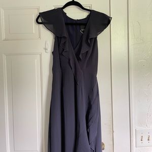 Navy formal maxi dress